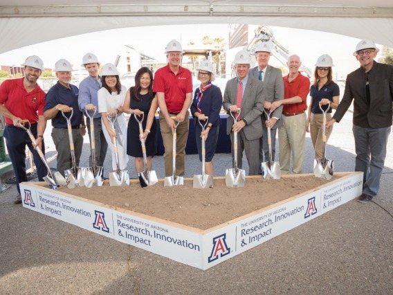Groundbreaking photo for research center