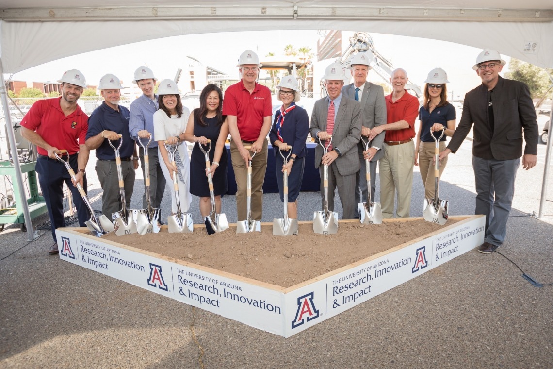 Groundbreaking photo for research center